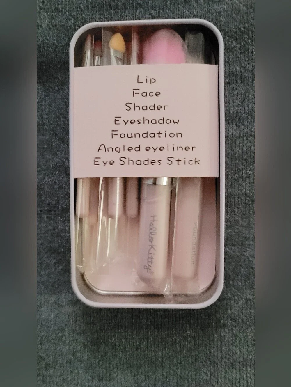 New Pink Makeup Brush Set for Women - 8-Piece Face & Eye Brushes